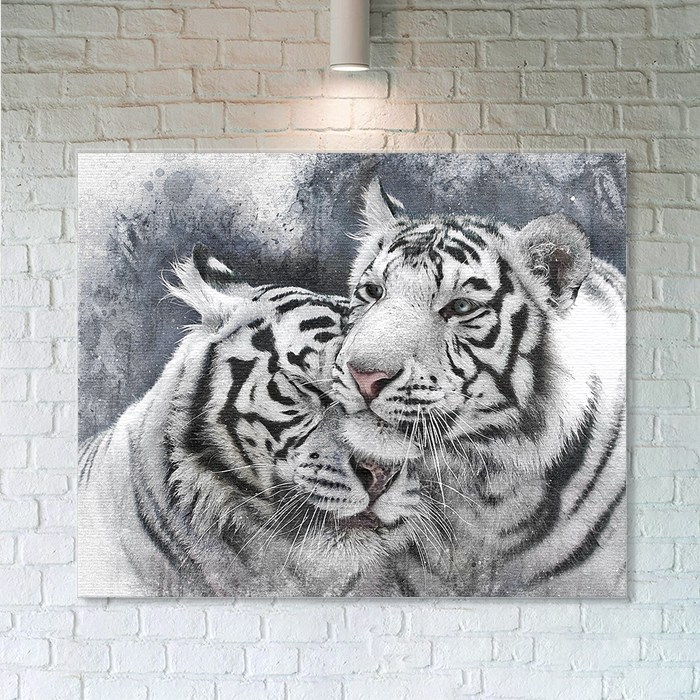 엘티에프티 성공을 부르는 풍수 호랑이 그림액자 백호 황호랑이 액운방지 감각적 디자인 캔버스액자 19,800원