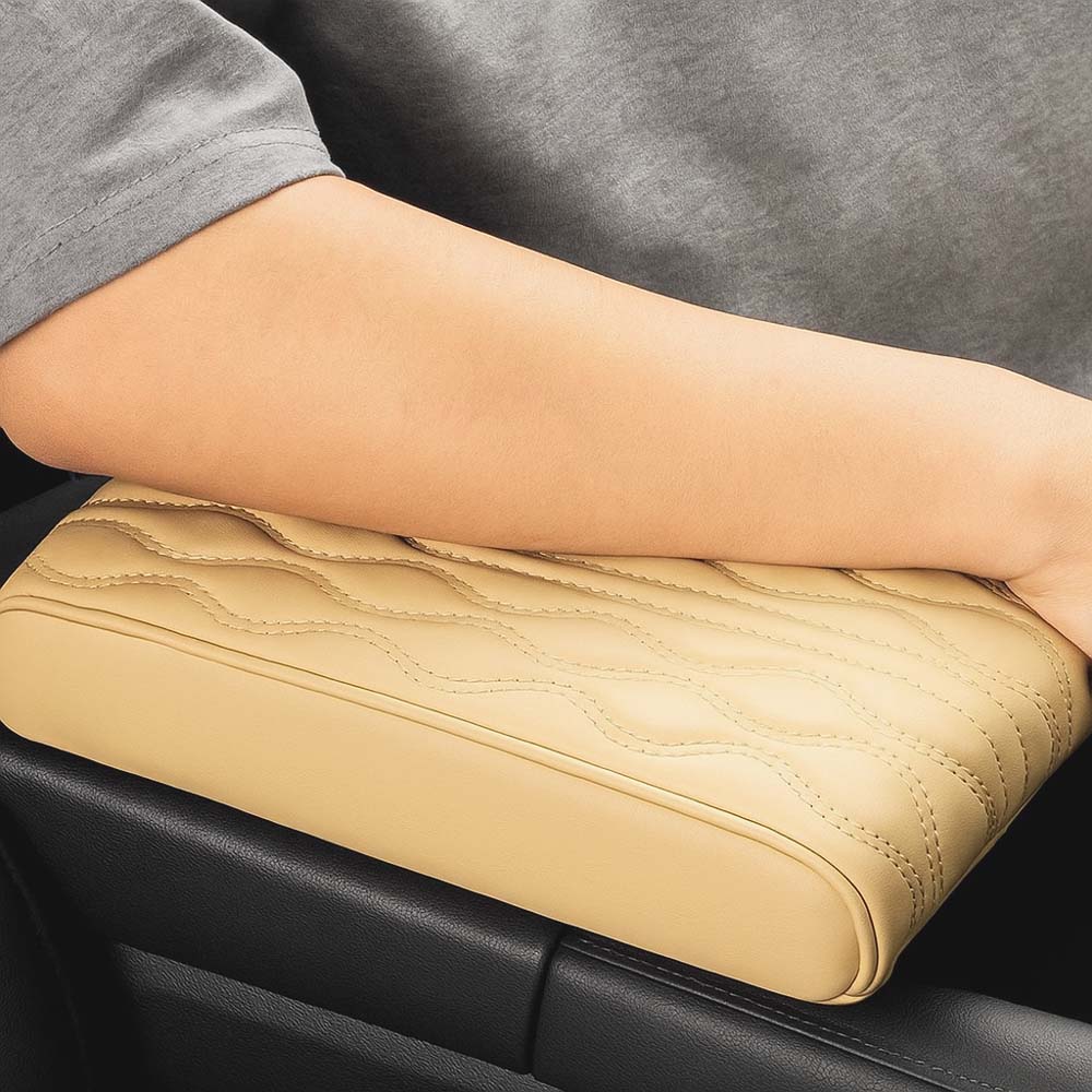 마켓제이영 바른자세 자동차 팔걸이 쿠션, 1개, 베이지 16,000원