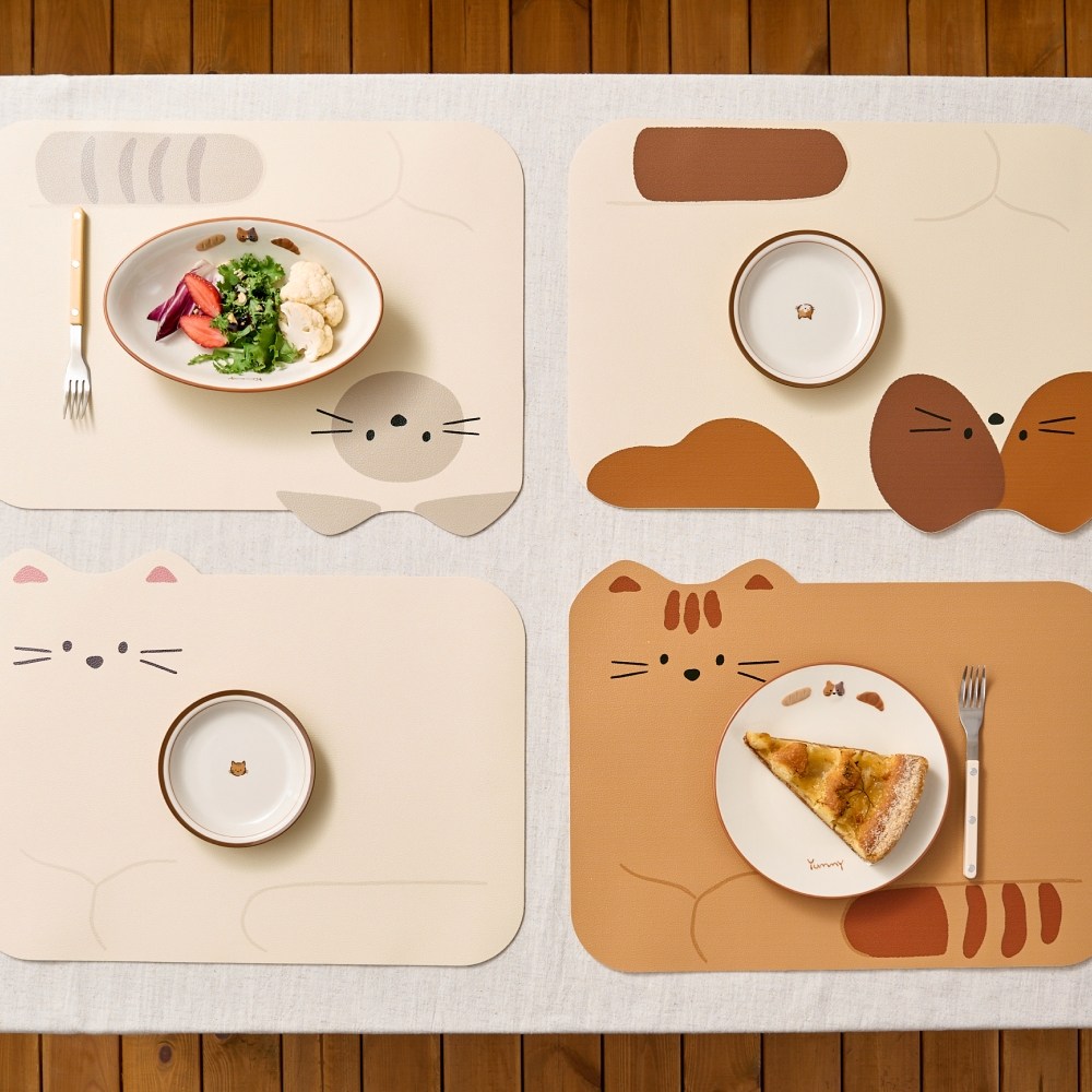 [모던하우스] ON L 뚱냥이 레더룩 식탁매트 4PSET 25,900원