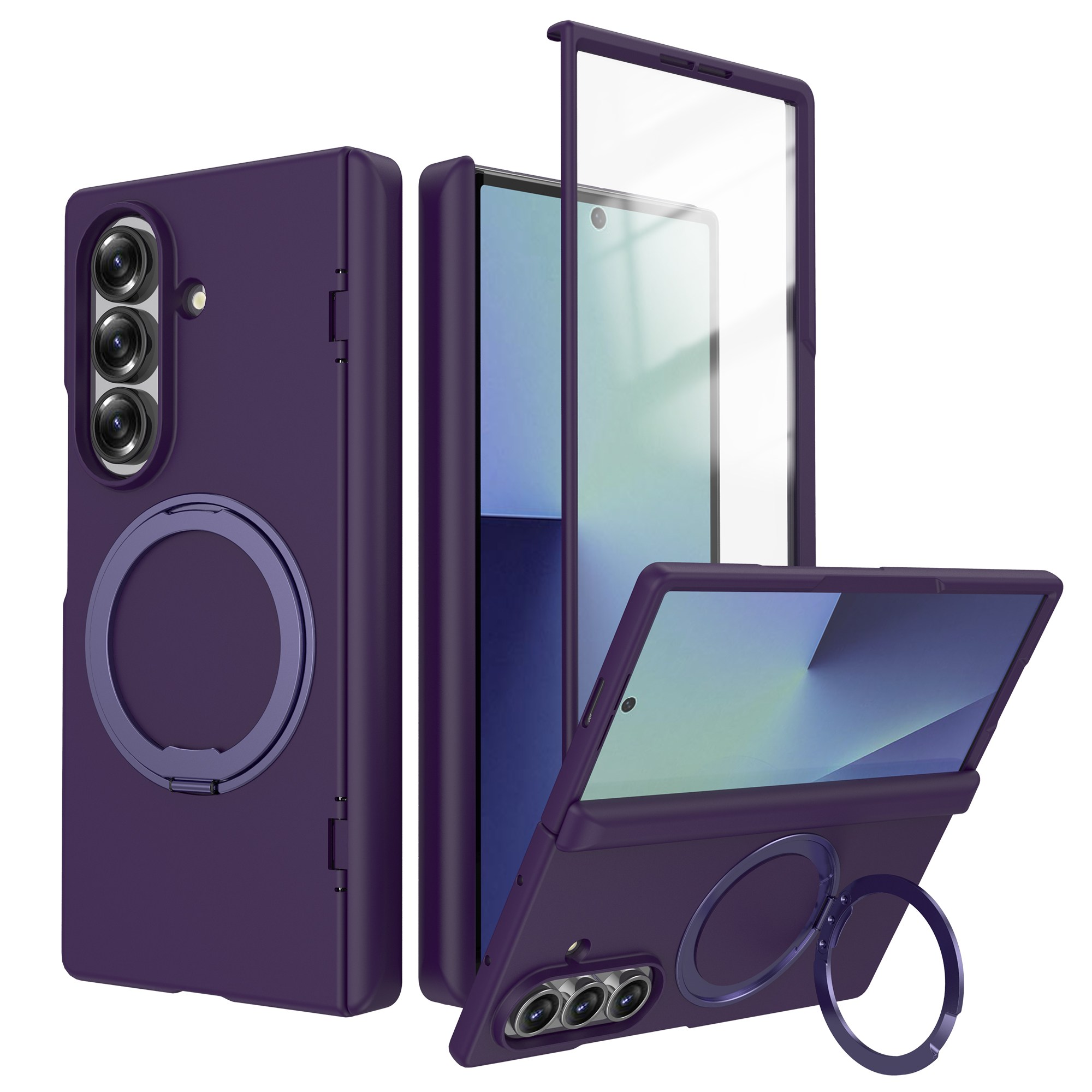 YINUO 갤럭시 Z 폴드 6 7 오토 힌지 가드 magsafe 360도 각도 조절이 거치대 케이스 23,600원