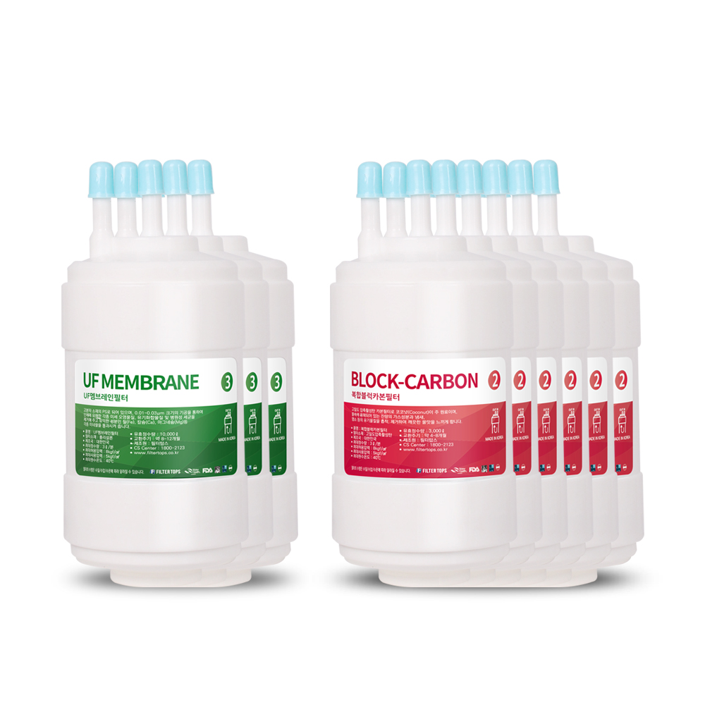 필터탑스 프리미엄 정수기 필터 24개월관리세트 청호나이스 러블리트리 WP-50C90620N  WP-50C80620N 호환용 129,900원