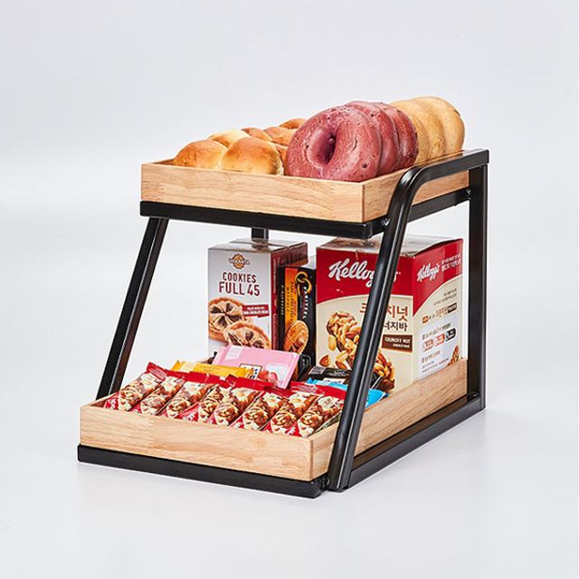 모나코 오리스타 베이커리 우드진열대 2단 진열대 카페 빵진열대 210,240원