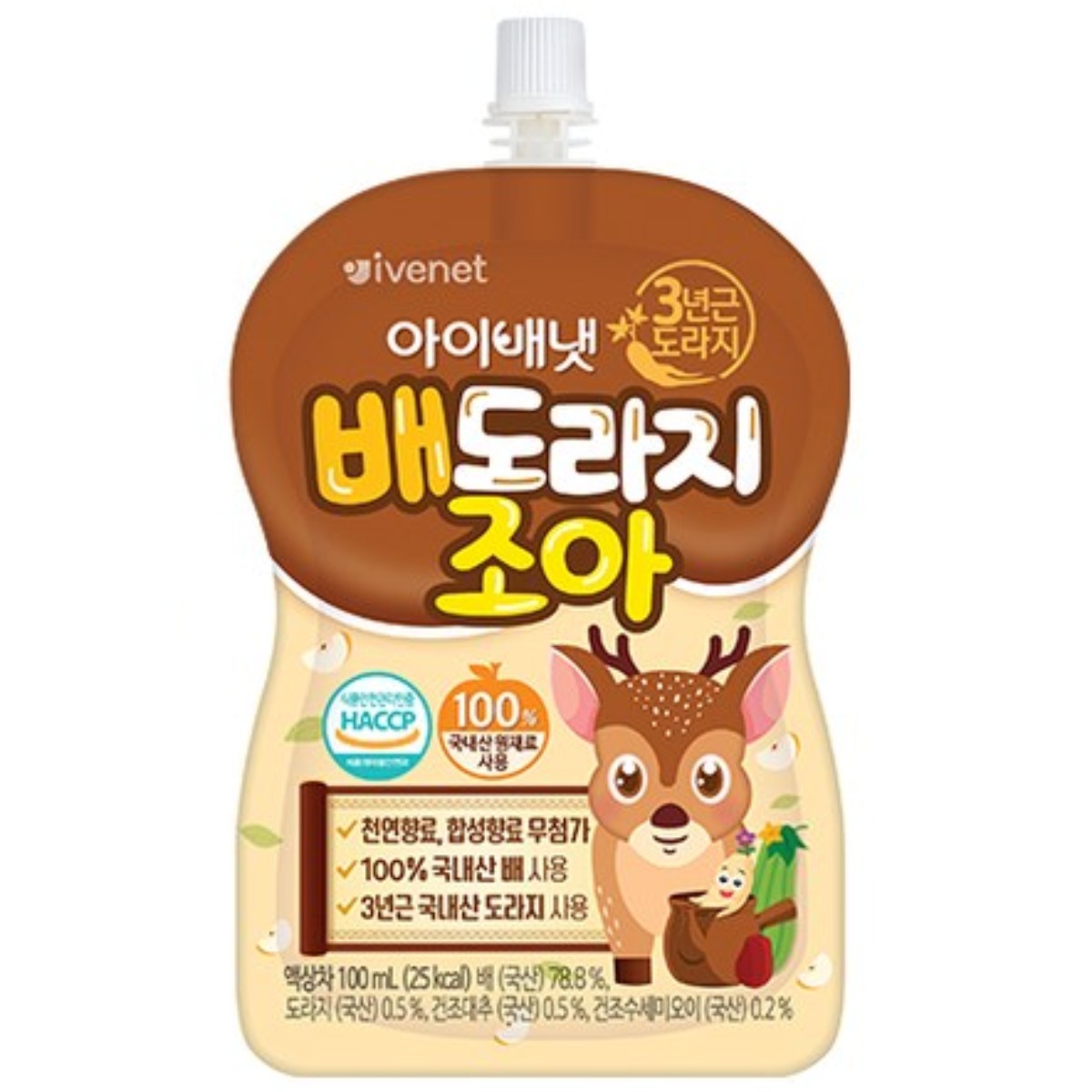 [아이배냇] 신제품 끙아 배도라지 주스 10팩 특가, 100ml, 1세트 18,890원