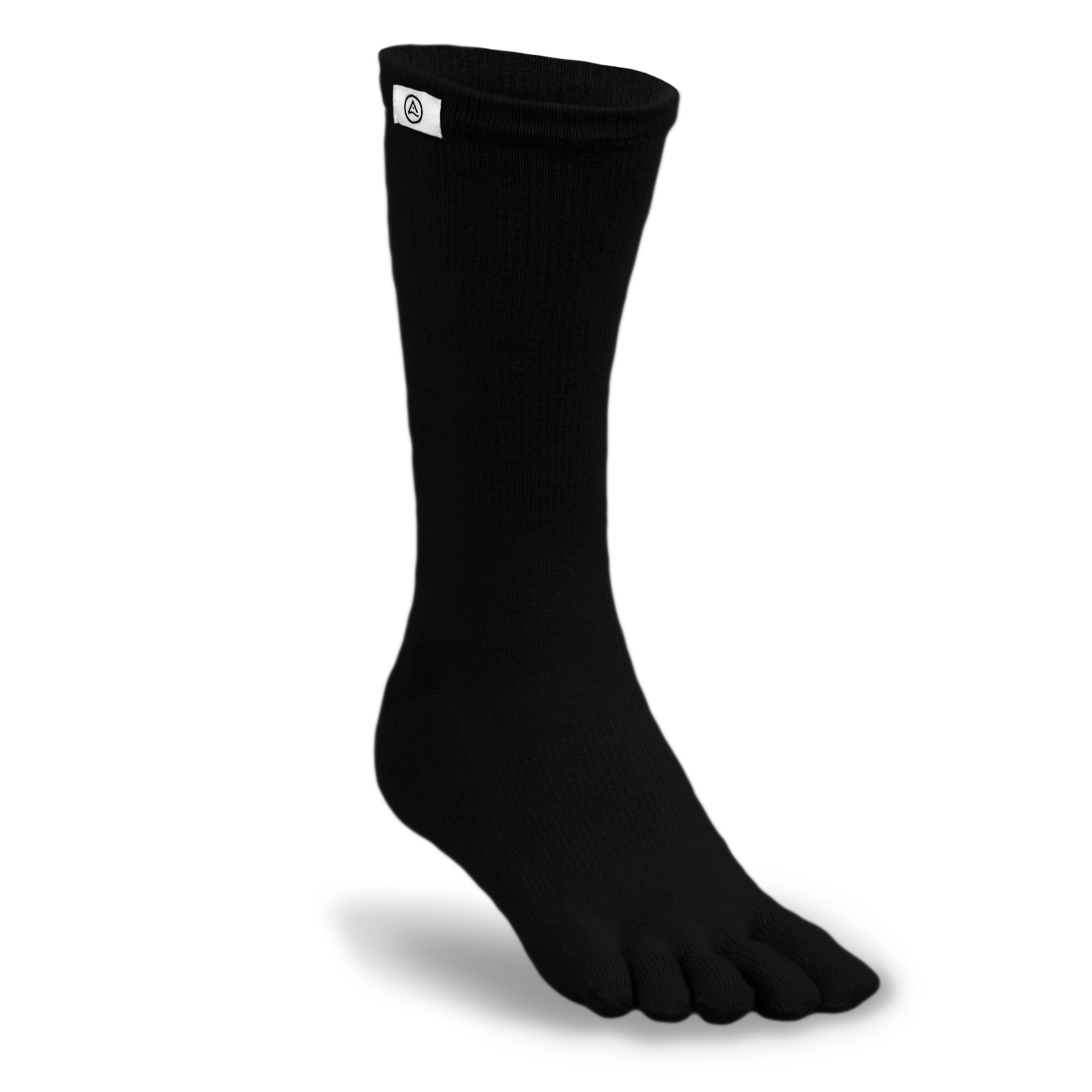 인진지 러너 크루 블랙 쿨맥스 러닝 장목 발가락 양말 15,900원