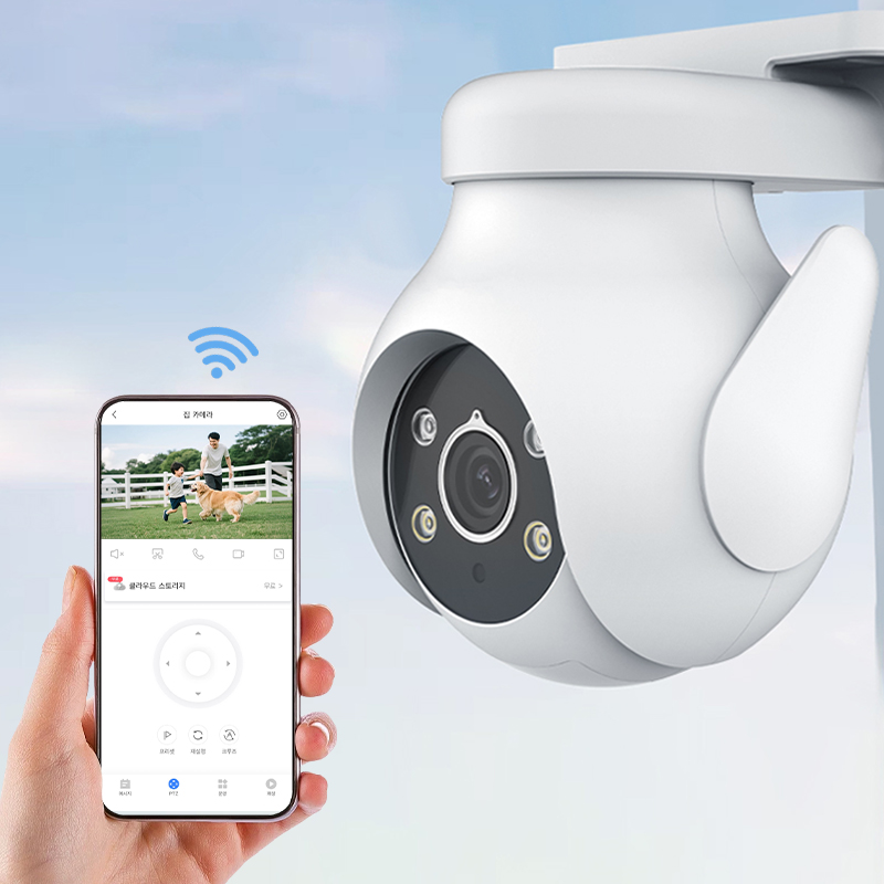 [국내발송] AI 500W 초고화질 CCTV 스마트 가정용 보안 카메라 실내외 견용 실시간 모니터링 양방향 오디오 야간 풀 컬러 관측 성광경보 방진방수, 1개 86,850원