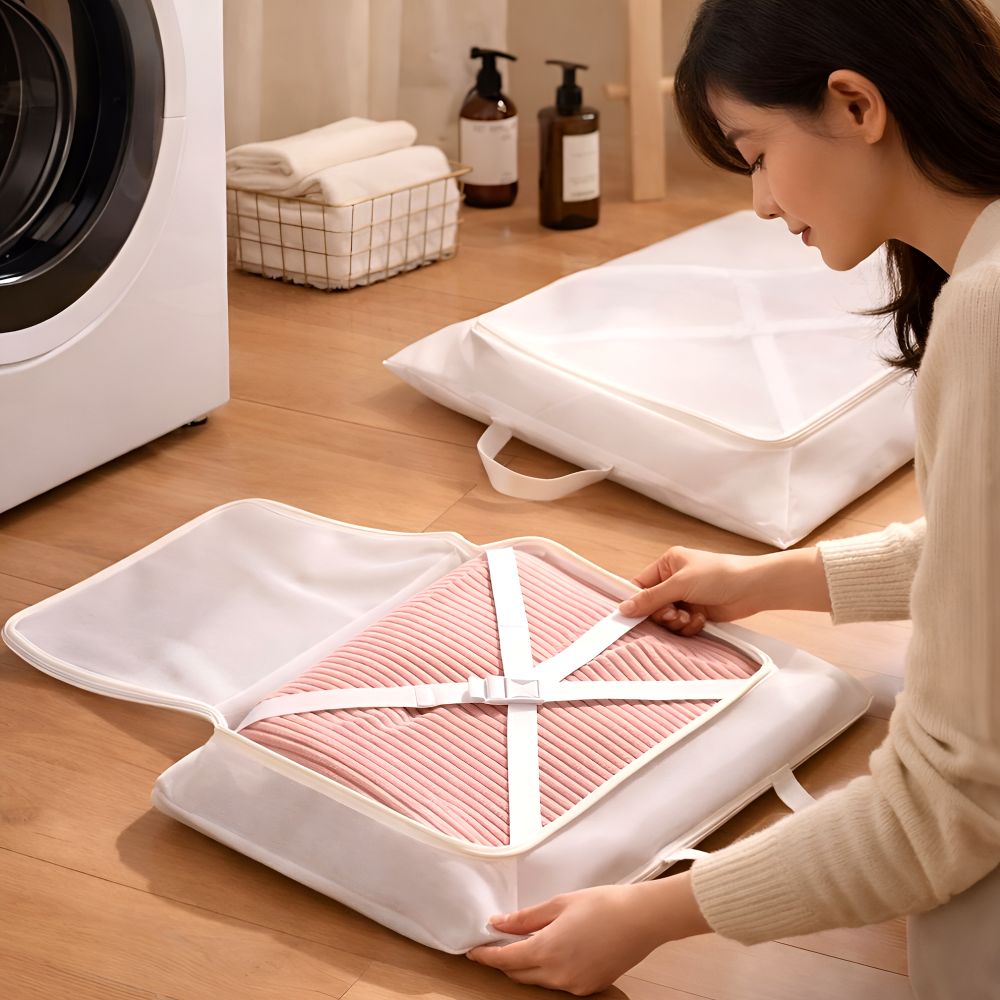 아즈몰 니트 세탁망 울 전용 프리미엄 2종 세트, 1세트, 화이트(M+L) 16,900원