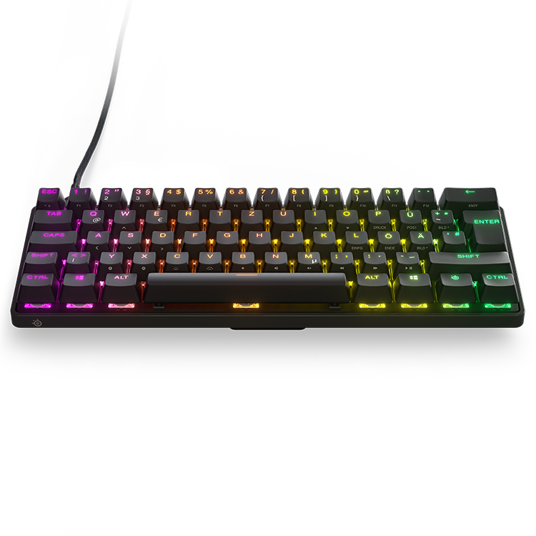 스틸시리즈 Apex Pro Mini US 유선 게이밍 텐키리스 키보드, 혼합색상, KB-00017, 마그네틱축(자석축) 299,000원