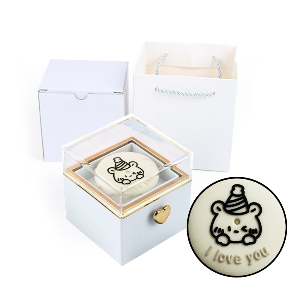 누누마켓 서프라이즈 반지 케이크 박스, 1개, 생일곰돌이 6,900원