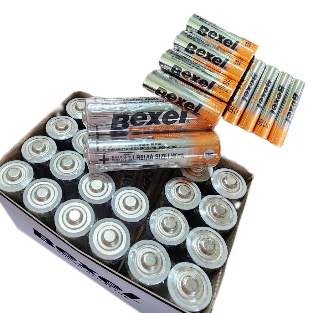 벡셀건전지 AA건전지 알카라인 벌크형건전지, 1세트, 48개입 15,940원