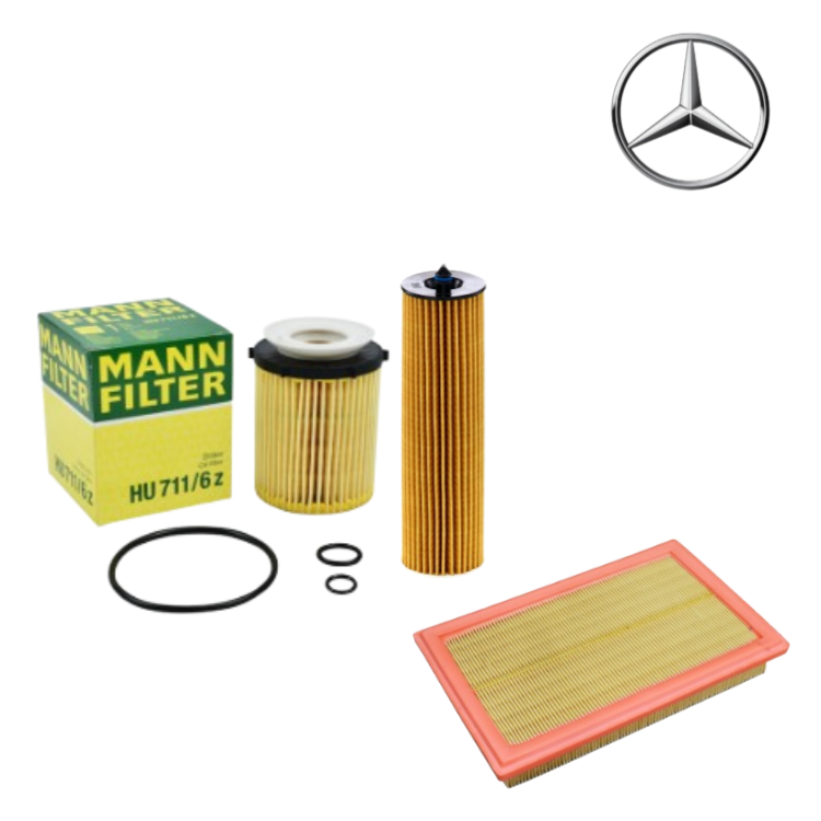 벤츠 S클래스 14-20년 W222 MANN 오일필터 + TTF 에어필터 세트, 1세트, S350d OM656 42,000원