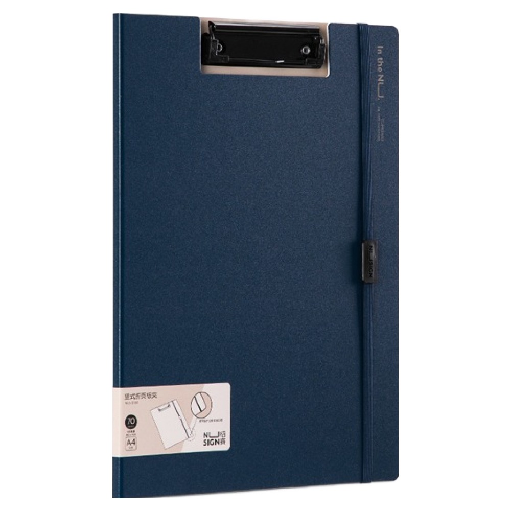 누사인 고정 스트랩 문서 정리 폴더형 클립보드 세로형 A4, 네이비, 1개 6,070원
