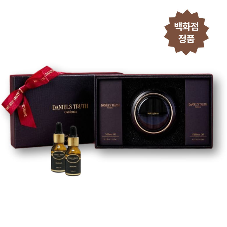 [백화점정품] 다니엘트루스 카 디퓨저 조슈아 본체+15ml 리필오일 2개입 (태양열 회전 디퓨저) 106,920원