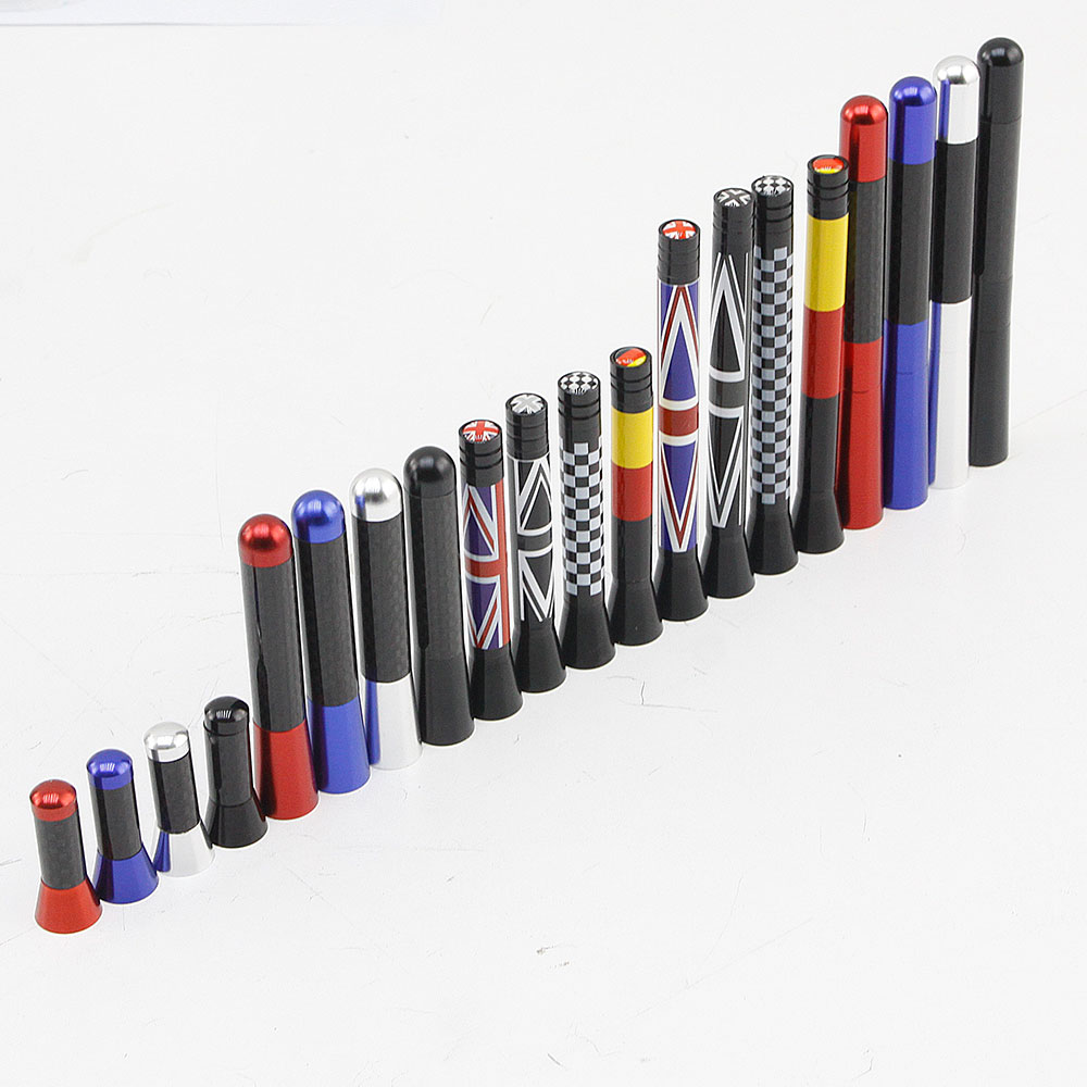 미니쿠퍼 호환 카본 롱 숏 안테나 교체 악세사리 꾸미기 용품 6,000원