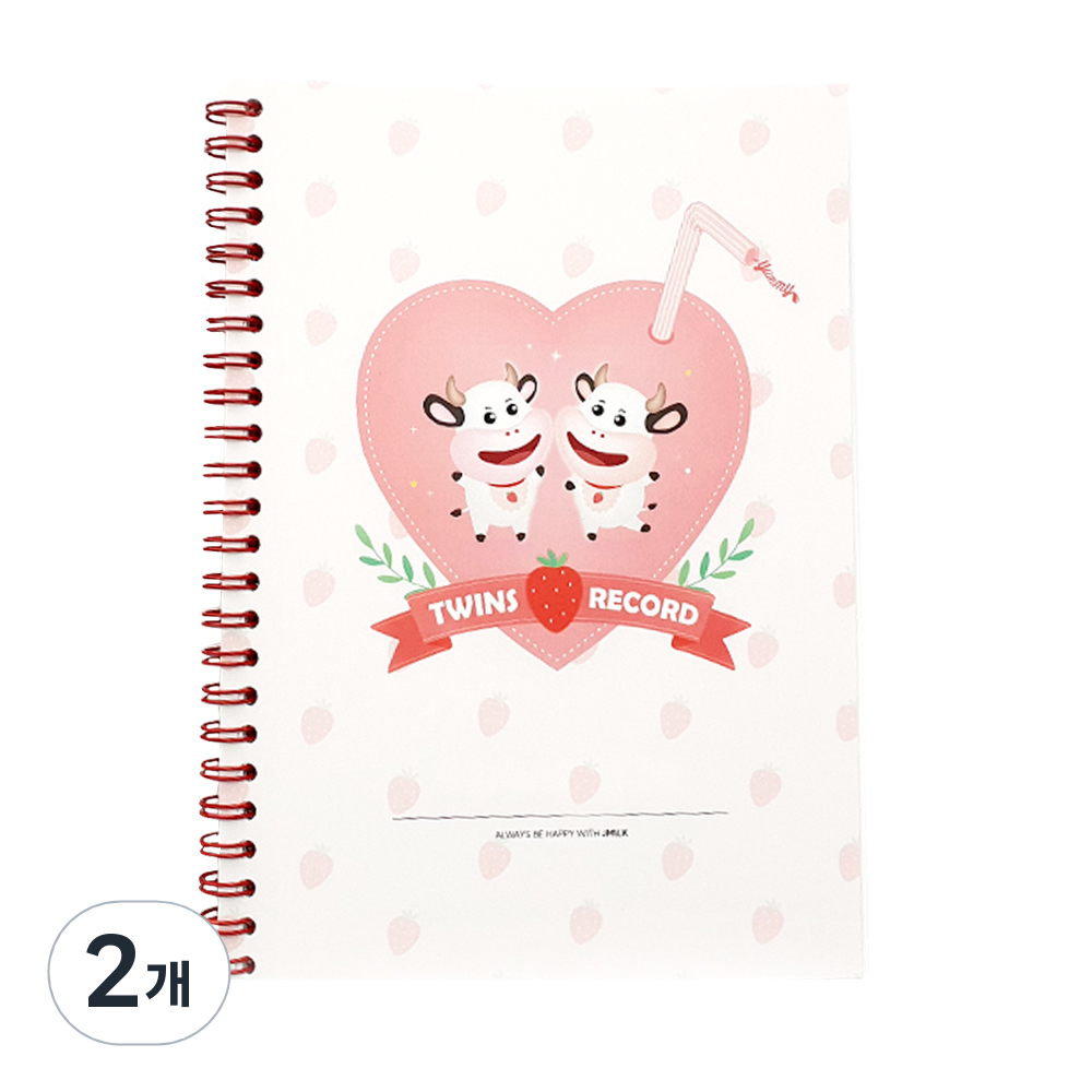 제이밀크 쌍둥이 수유일지, 스트로베리밀크, 2개 25,550원