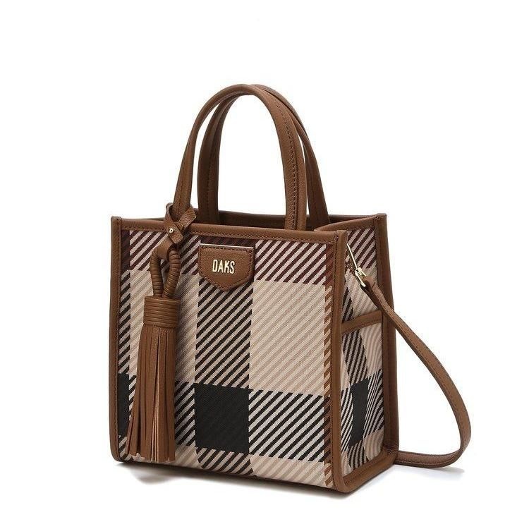 [백화점 정품] 닥스 DAKS 25SS (선물포장) 브라운 빅하우스체크 토트백 S (DCBA5F687W2) 334,000원