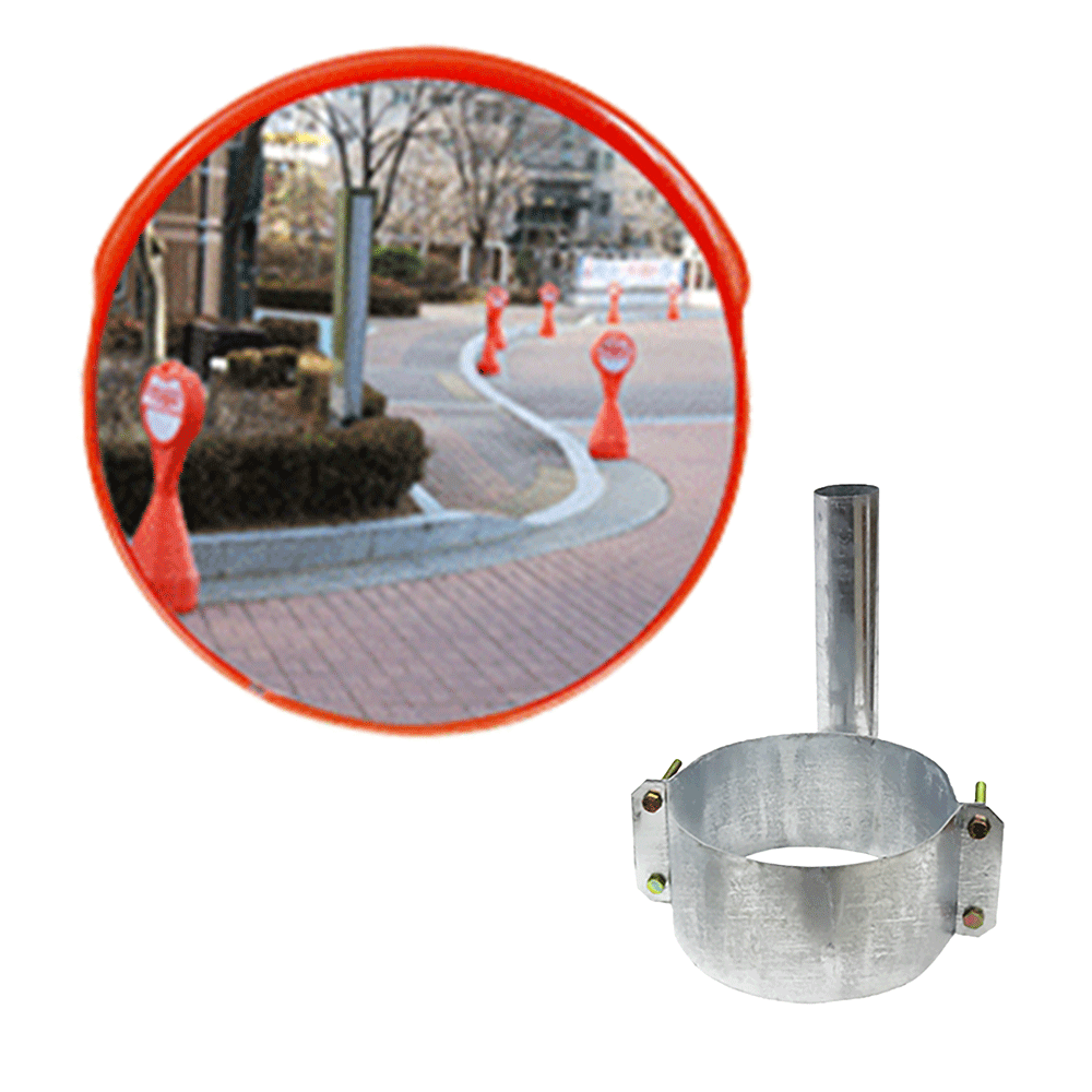 신도 PC반사경 B타입 국산 도로반사경 사각지대거울 볼록거울, 전신주브라켓200파이포함, 1개 167,900원