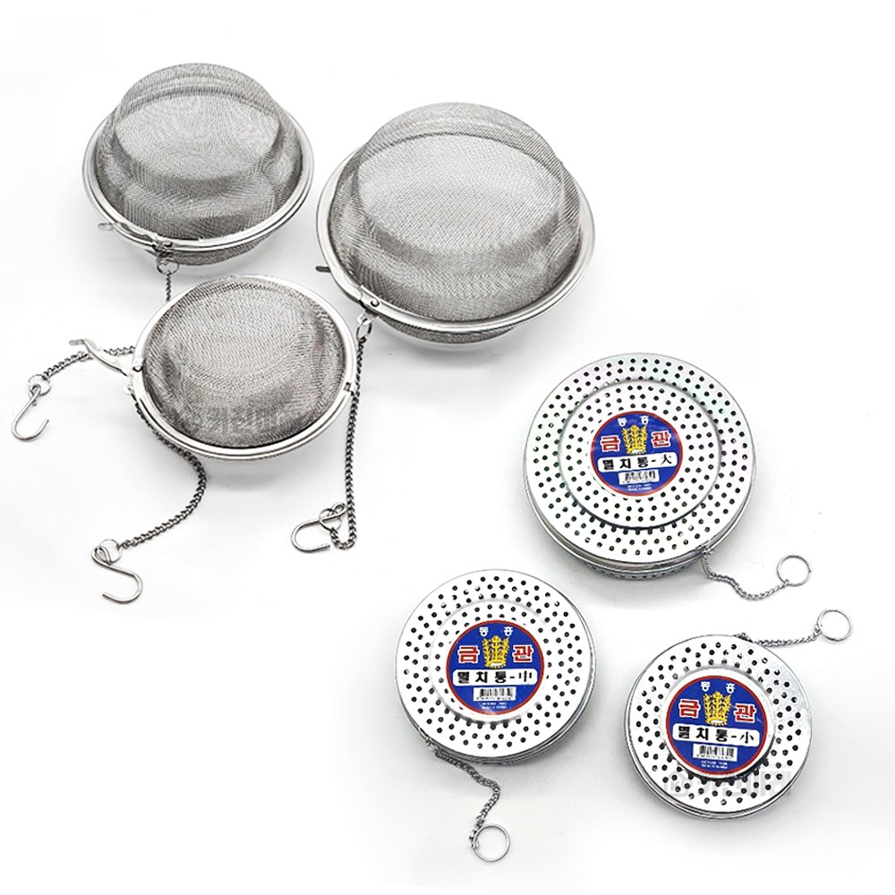 키친이레 멸치다시통 스텐 촘촘타공 다시망 다시마 육수 거름망 가정용 미니 12,330원