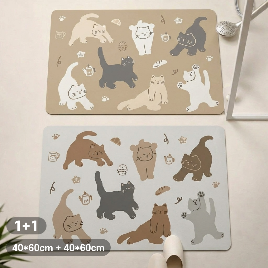 니드닛 빨아쓰는 규조토 욕실 발매트 논슬립 2종 6,990원