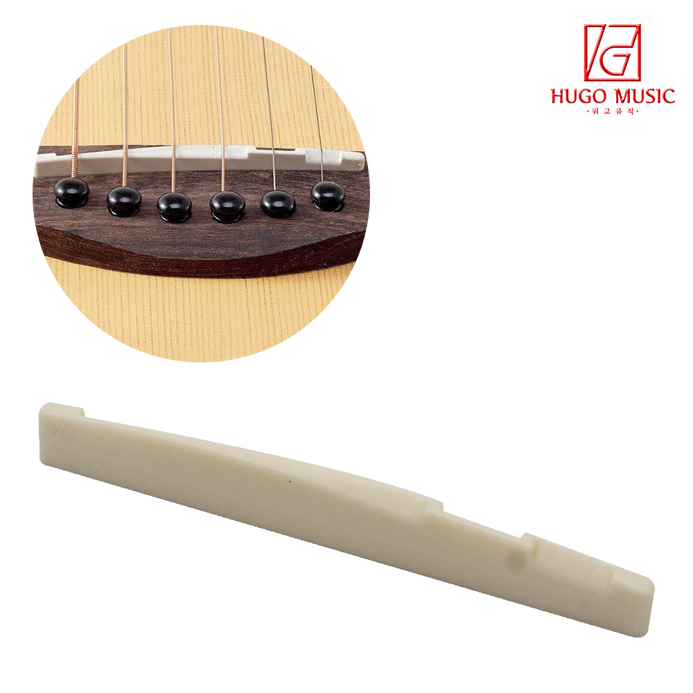 위고뮤직 통기타 하현주 너트 부품 튜닝 교환 아이보리, 1개 1,000원