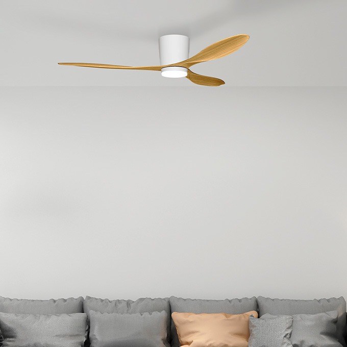 공간조명 팬앤코 레나 LED 실링팬 저소음 5단계 풍속조절 [52인치] 460,000원