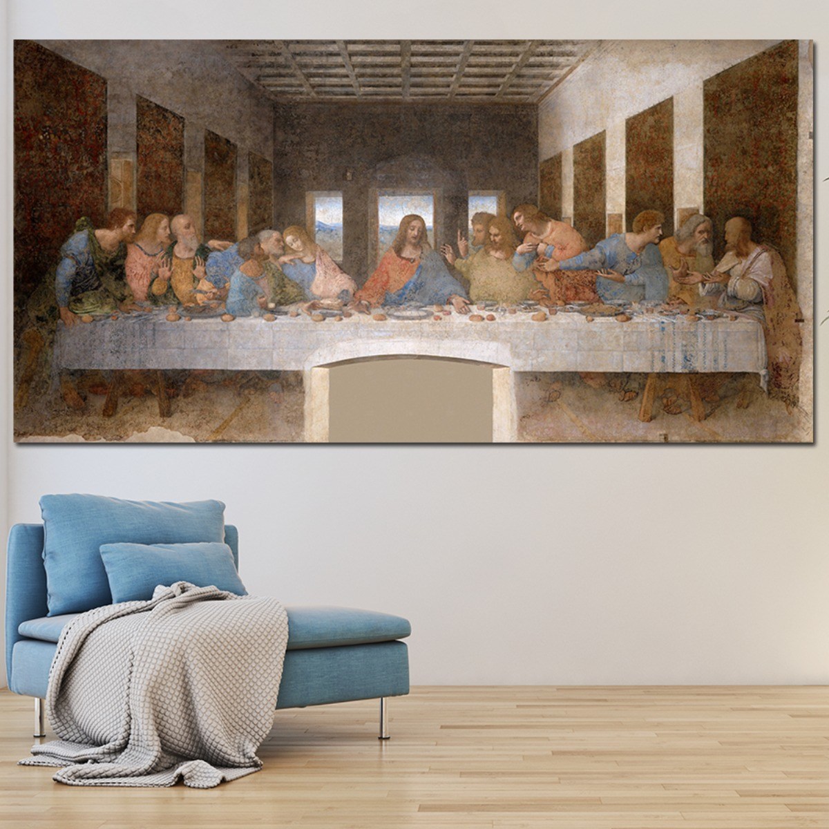 갤러리츠 레오나르도 다빈치 최후의만찬 그림 성화 거실 카페 성당 교회 인테리어, 1개 66,150원