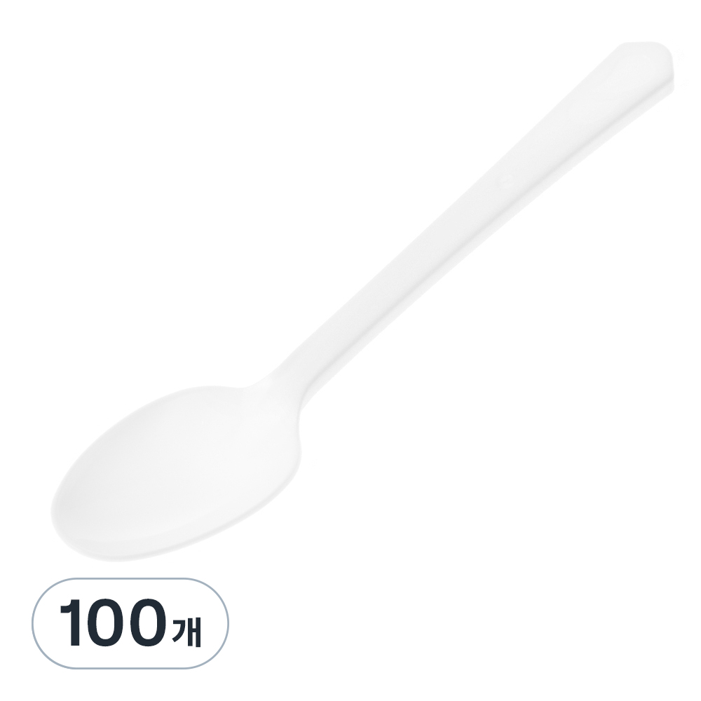 코멧 심플한 일회용 개별포장 숟가락 화이트 3,880원