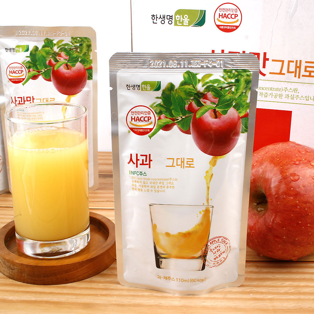 청년농부 무첨가 사과즙 100% NFC 저온 착즙, 현재가 59,800원