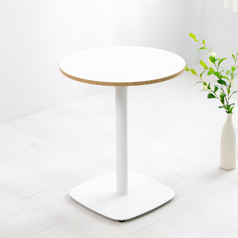 화이트 자작 엣지 600 원형 18T 라운딩 테이블, 선택:화이트 89,000원