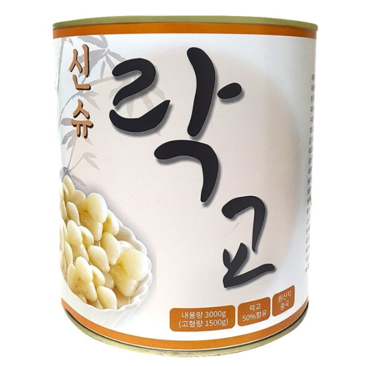 신슈 락교 3S 3kg 6개 1박스 캔 락교 [코우] 61,990원