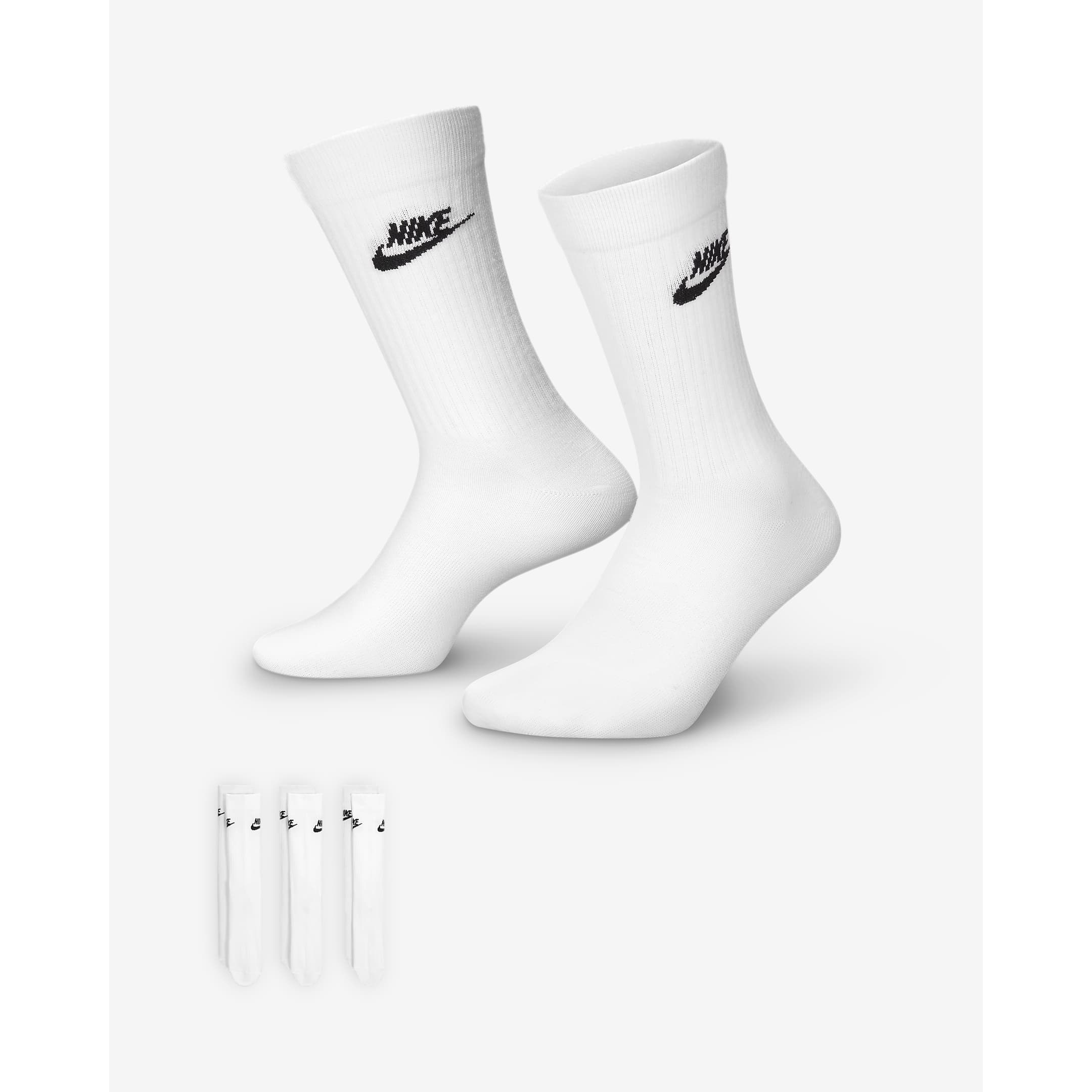 나이키 에브리데이 에센셜 크루 장목 양말 3켤레 세트 DX5025-100 39,000원