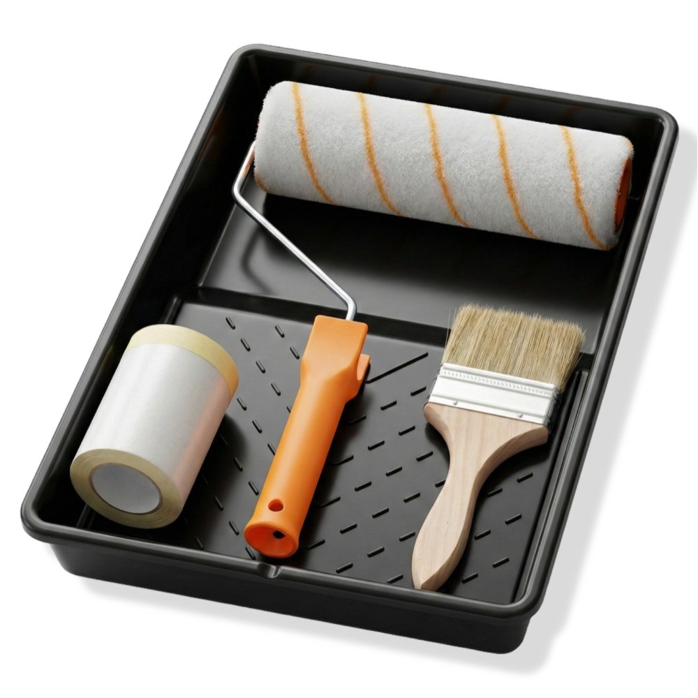 페인팅키트 9인치 트레이 롤러 붓 커버링테이프, 1개 9,300원