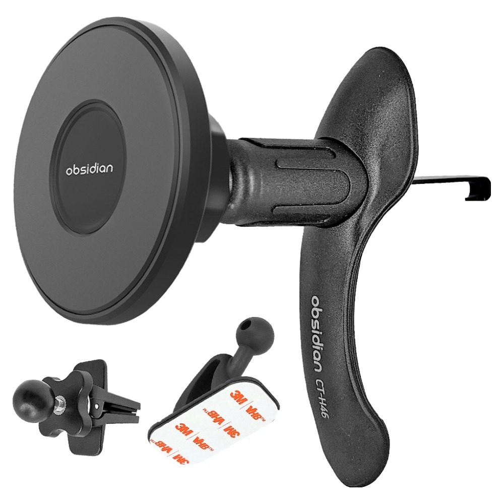 옵시디언 차량용 만능 송풍구 핸드폰 맥 자석거치대, 1개, 블랙 18,800원