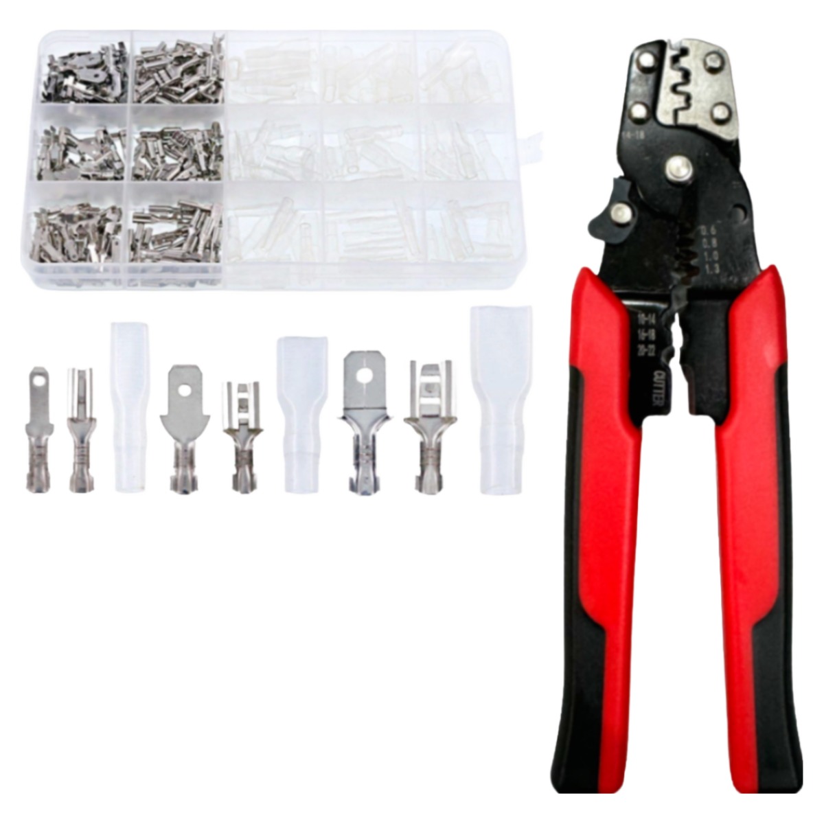 DIY신주압착단자(실버)270PCS+다용도 압착기 모듬 터미널 커넥터, 1세트 18,800원