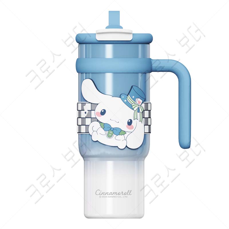 크로스 보더 산리오 텀블러 차량용 물컵 대용량 보온병 빨대컵  물컵 커피잔 900ml 22,800원