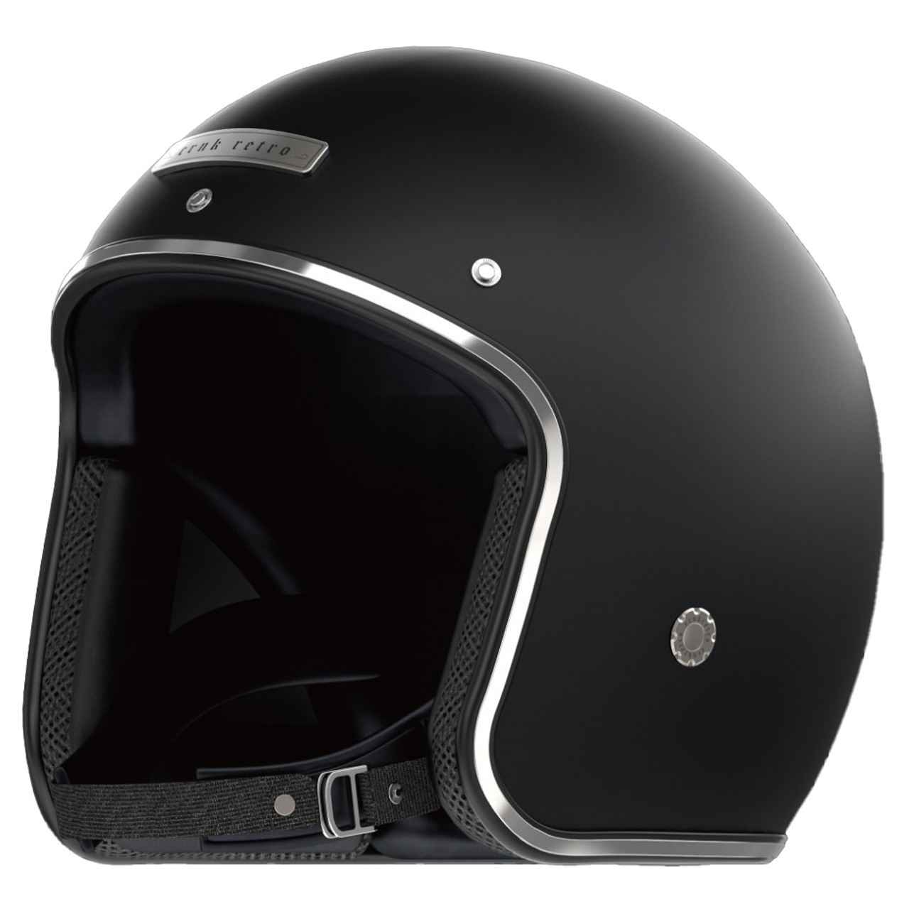 크랭크 레트로 오픈페이스 헬멧 HCR-014, 제트블랙, 1개 74,900원
