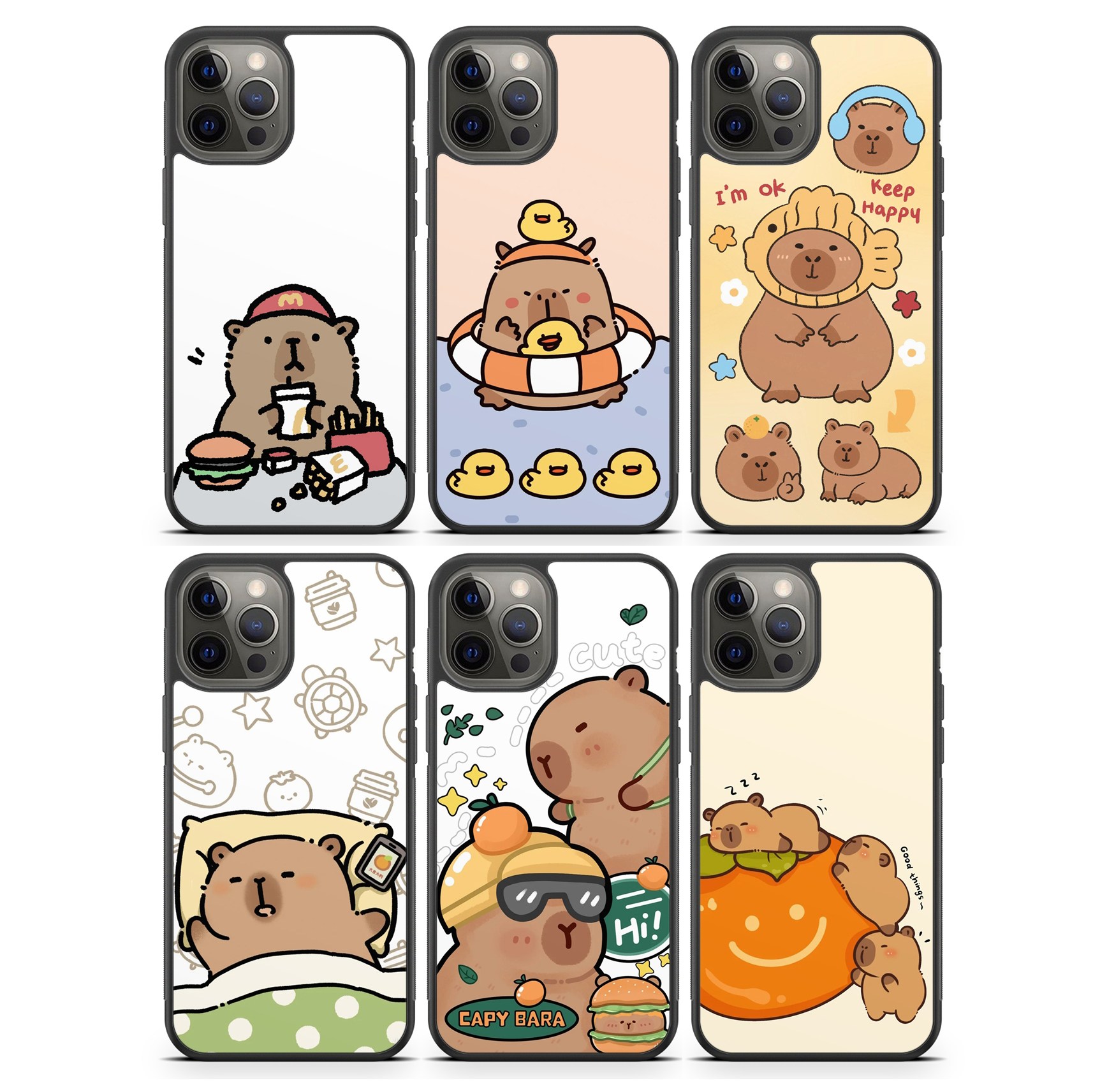 귀여운 카피바라 케이스 AT-M130K AT-M130S 마이브키즈폰 포켓몬에디션2 시나모롤폰 잼폰2 12,400원