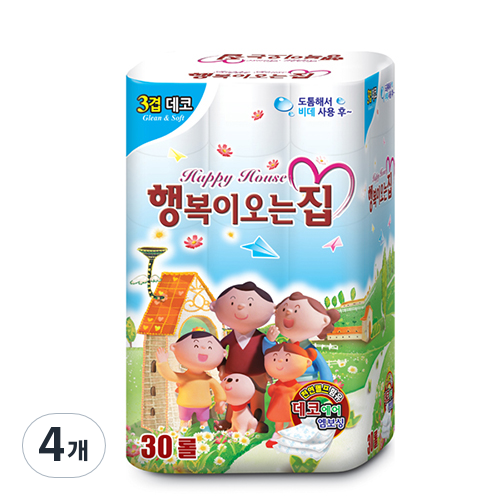 행복이오는집 롤화장지 3겹 데코 43,020원