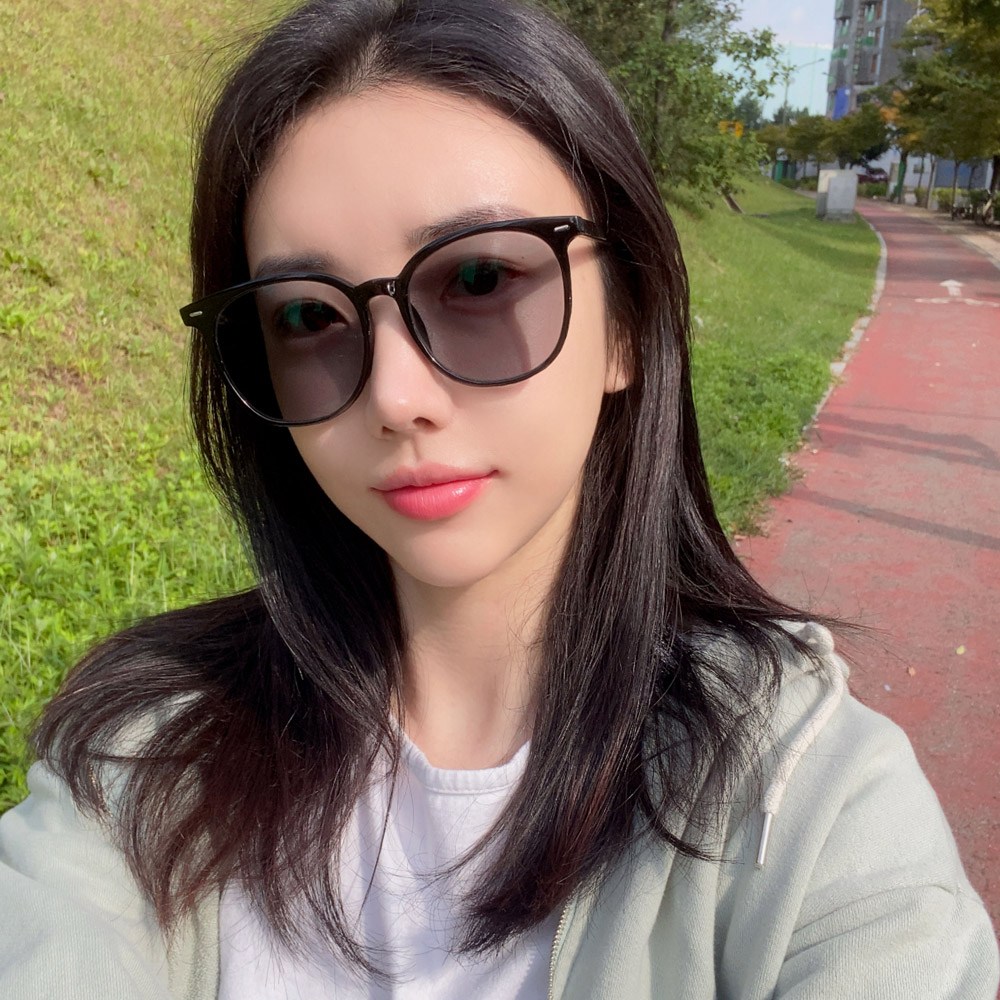 자외선에 변하는 변색 안경 빅사이즈 오버 뿔테 선글라스 라피던트 베어 59,000원