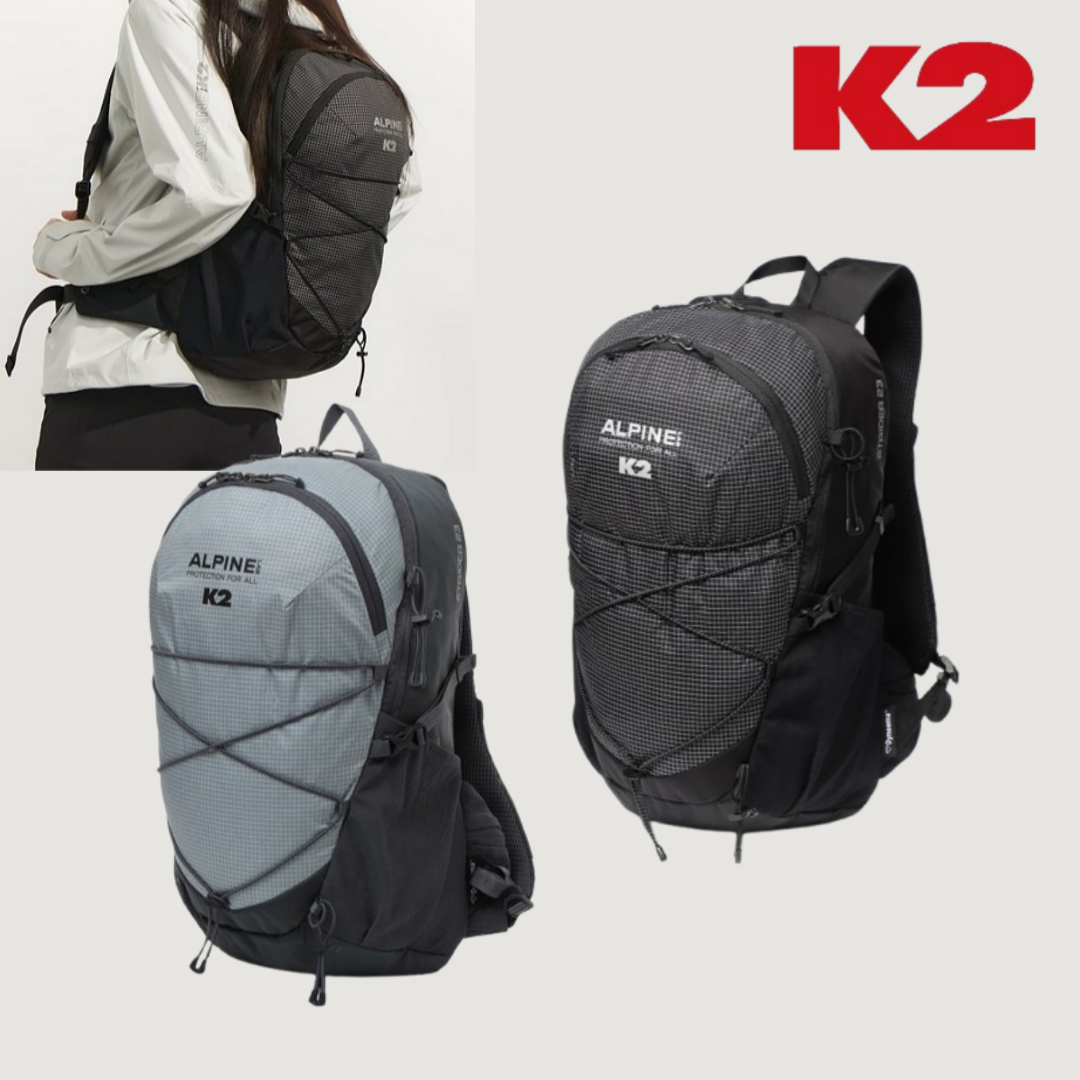 (국내백화점판) K2 공용 비시즌 아웃도어 라이트 하이킹 밀착형 등판 착용감 좋은 23L 초경량 소형 배낭 127,000원