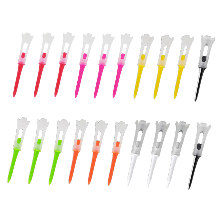 프리존골프 골프티 고무티 실리콘티 왕관티 20p 85mm, 1개 15,000원