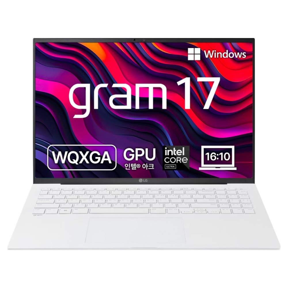 LG전자 2025 그램 17 코어Ultra5, 에센스 화이트, 256GB, 16GB, WIN11 Home, 17Z90S-GA5VK 1,979,000원