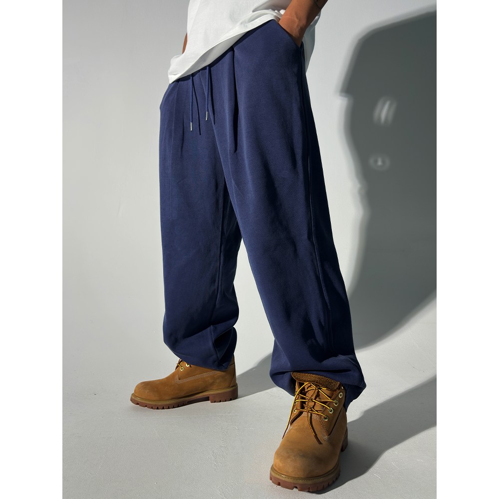 피그먼트 딥 원턱 와이드 팬츠 4COLOR 빅사이즈 짐웨어 오버핏 도프룸 38,000원