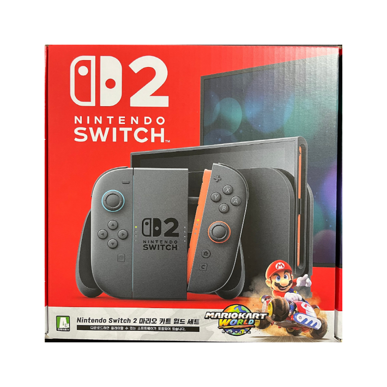 국내 정품 닌텐도 스위치2 국내정품 한글판 Nintendo Switch 2 마리오카트 월드 세트 합본판 989,790원