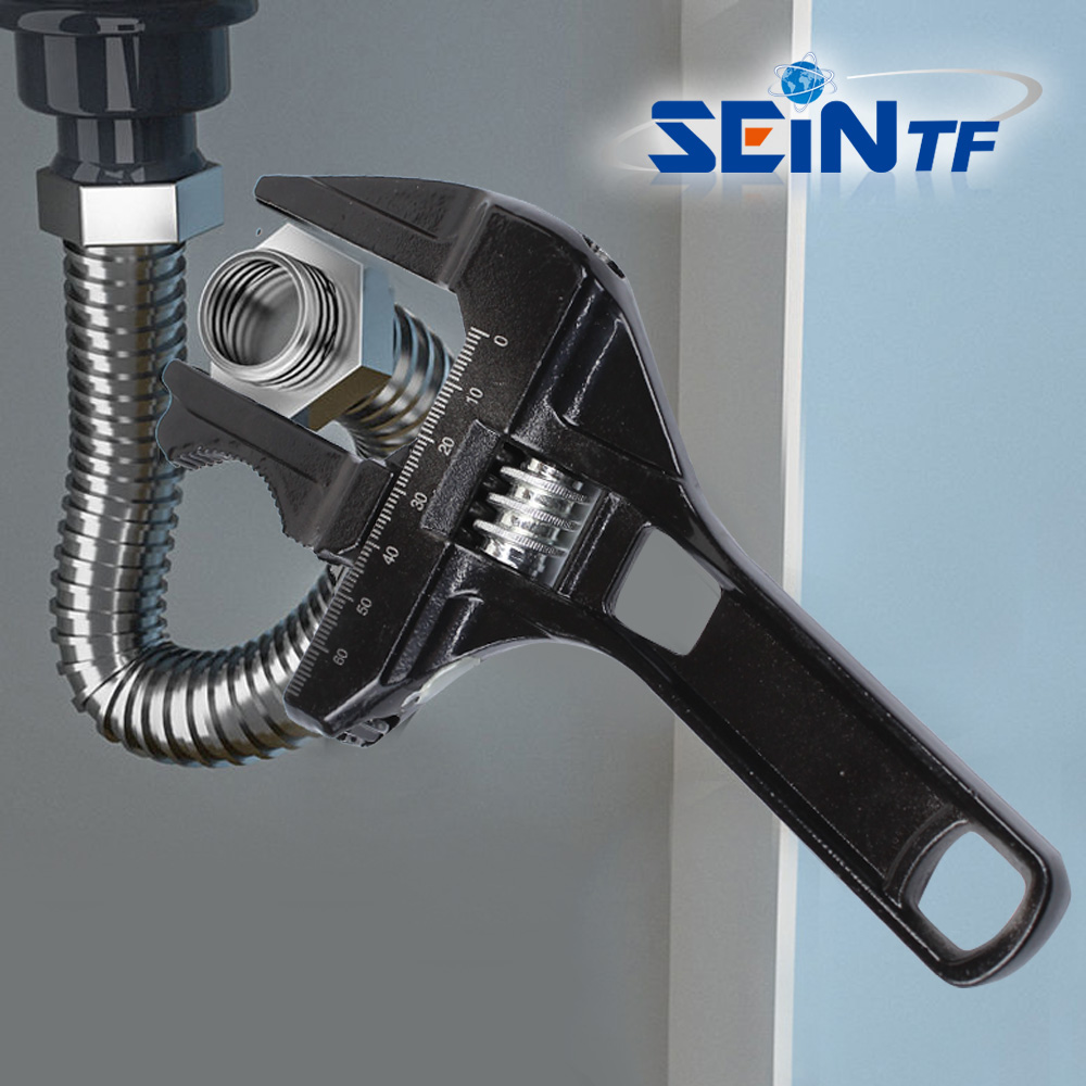 세인티에프 광폭 몽키스패너 (아크)  파이프 렌치 수전 세면대 배관 스패너 라쳇 3,700원