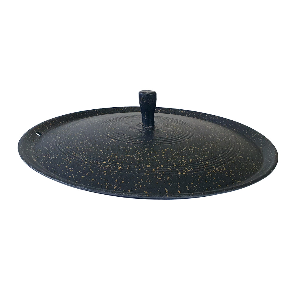 국내산 통주물 솥뚜껑불판 38cm 기름 안튀는 구이판 77,000원