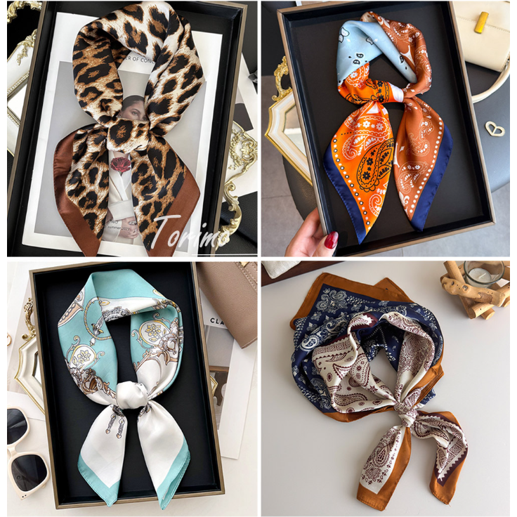 여성 봄 가을 데일리 패션 사각스카프 4개 세트 26,600원