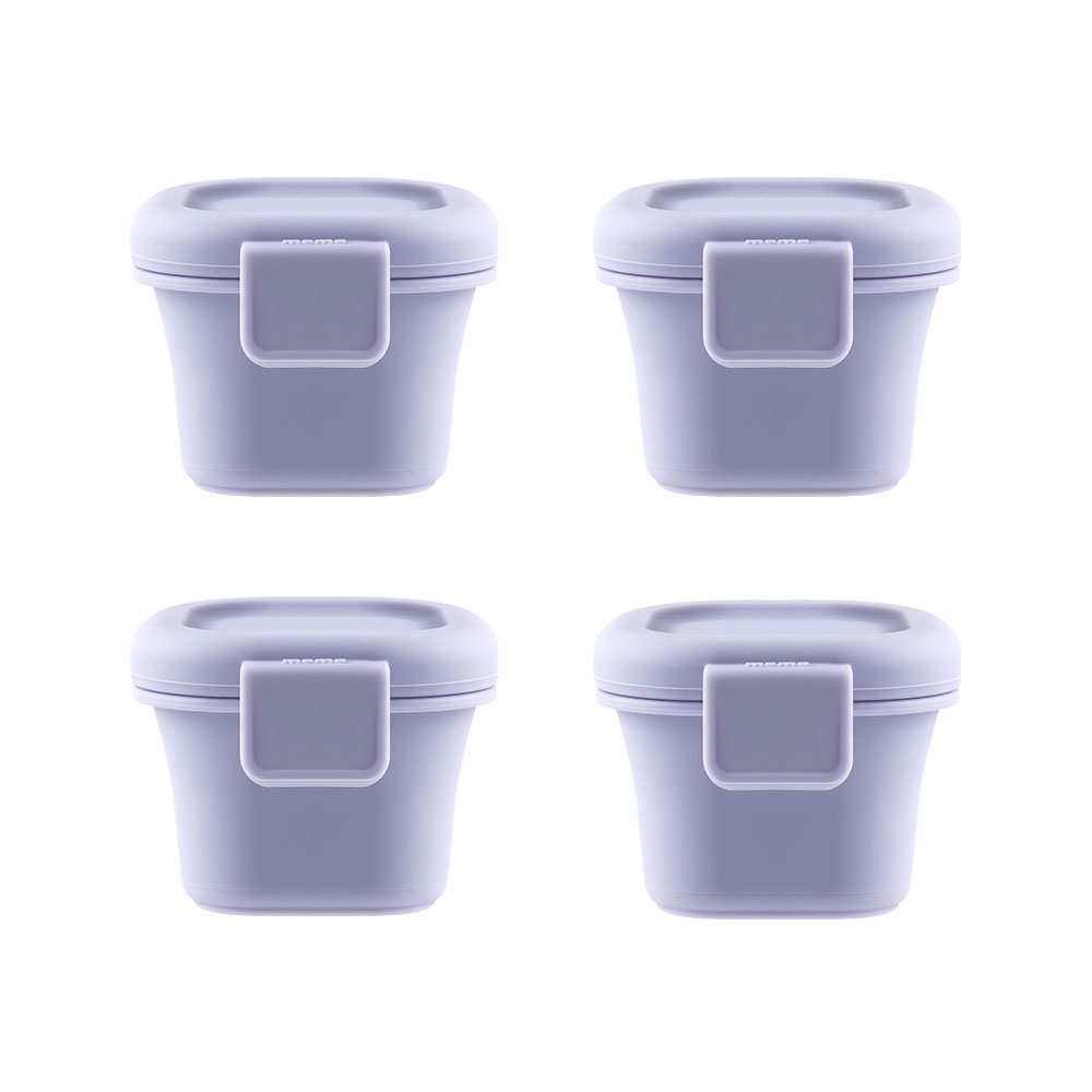 실유니티 실리콘 이유식 보관 밀폐용기 세트 4P 19,900원