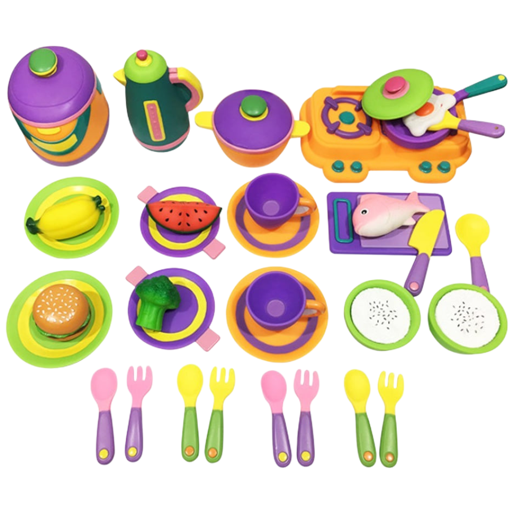 소프트 로얄 소꿉놀이 세트 바이올렛(39p) 어린이집교구 유치원교구 178,000원