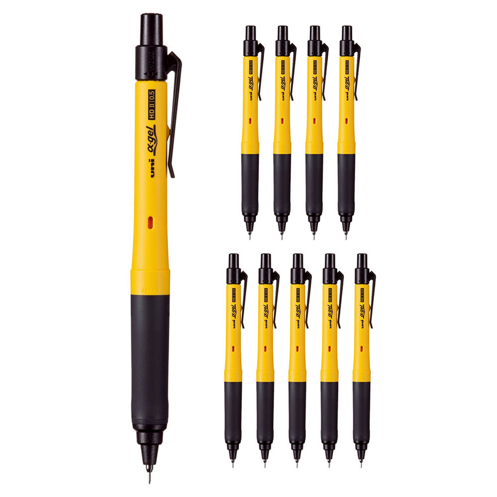 유니 알파겔 스위치샤프 M5-1009 옐로우, 0.5mm, 10개 66,250원