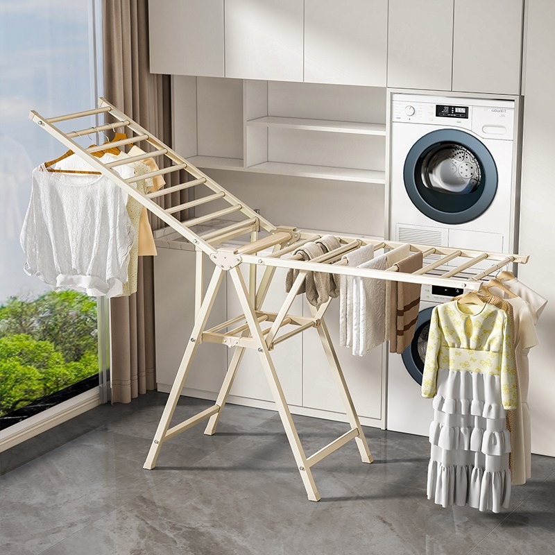 접이식 의류 건조대 1.8m 튼튼한 스틸 빨래건조대 2단, 유백색 39,780원